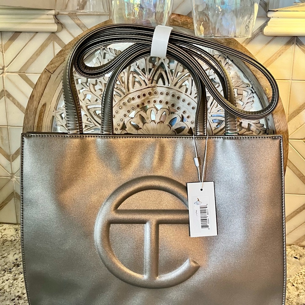 NWT Telfar Medium Bronze Totebag